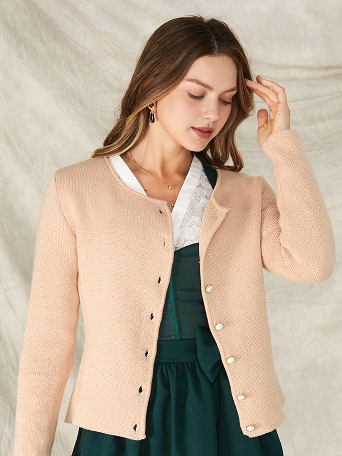 Dirndl Grün Lila