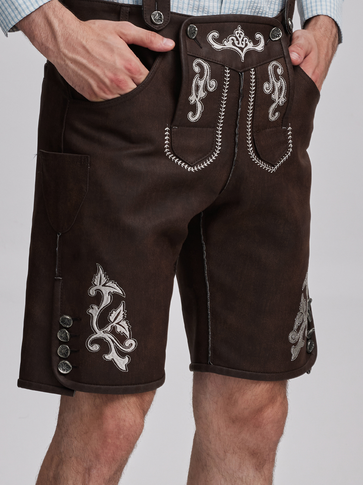 Dirndl Midi Grün in Braun – stilvolle Kombination