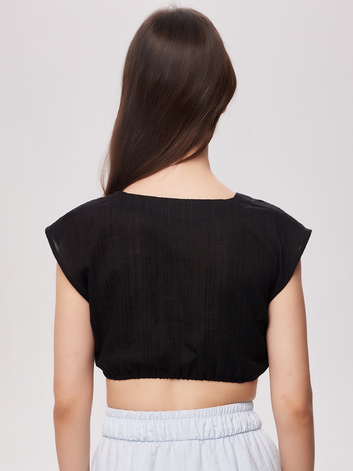 Dirndlbluse in Schwarz